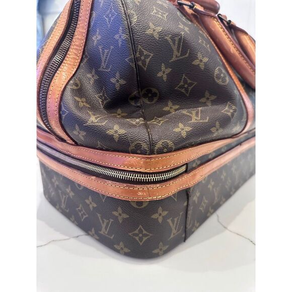 VINTAGE LOUIS VUITTON TRAVEL BAG RARE OVERNIGHT HANDBAG - Picture 12 of 16